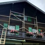 Sablage chalet en bois